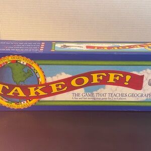 TAKE OFF! Geography Board Game Educational World Map Game